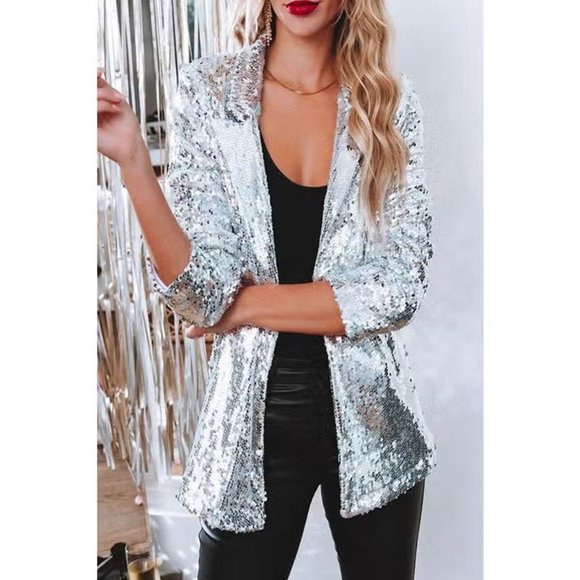 Women's Sequin Blazer - Picture 1 of 2